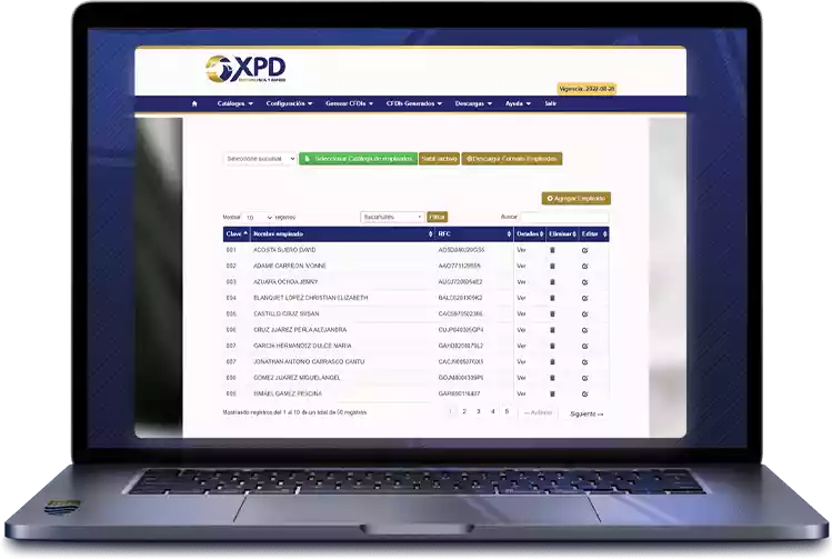 Contrata XPD y agiliza tu facturación electrónica